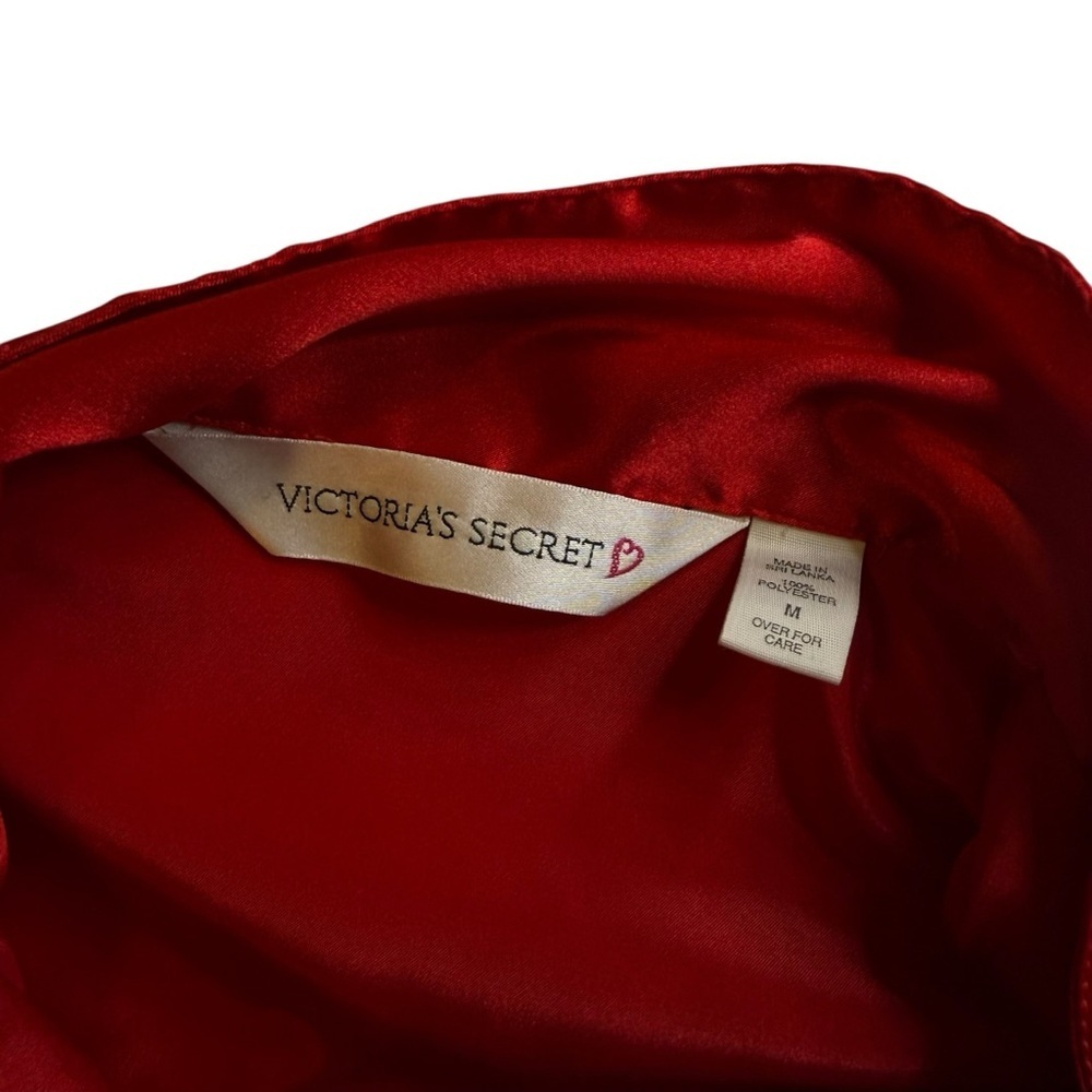 Victoria's Secret Red Satin Blouse with Embroidered - Picture 7 of 7